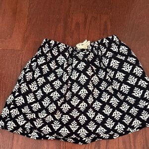 Crewcuts Black and White Mini Skirt
